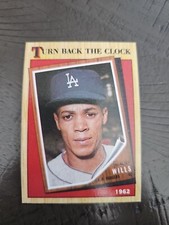 1987 Topps - Turn Back the Clock #315 Maury Wills Los Angeles Dodgers SS