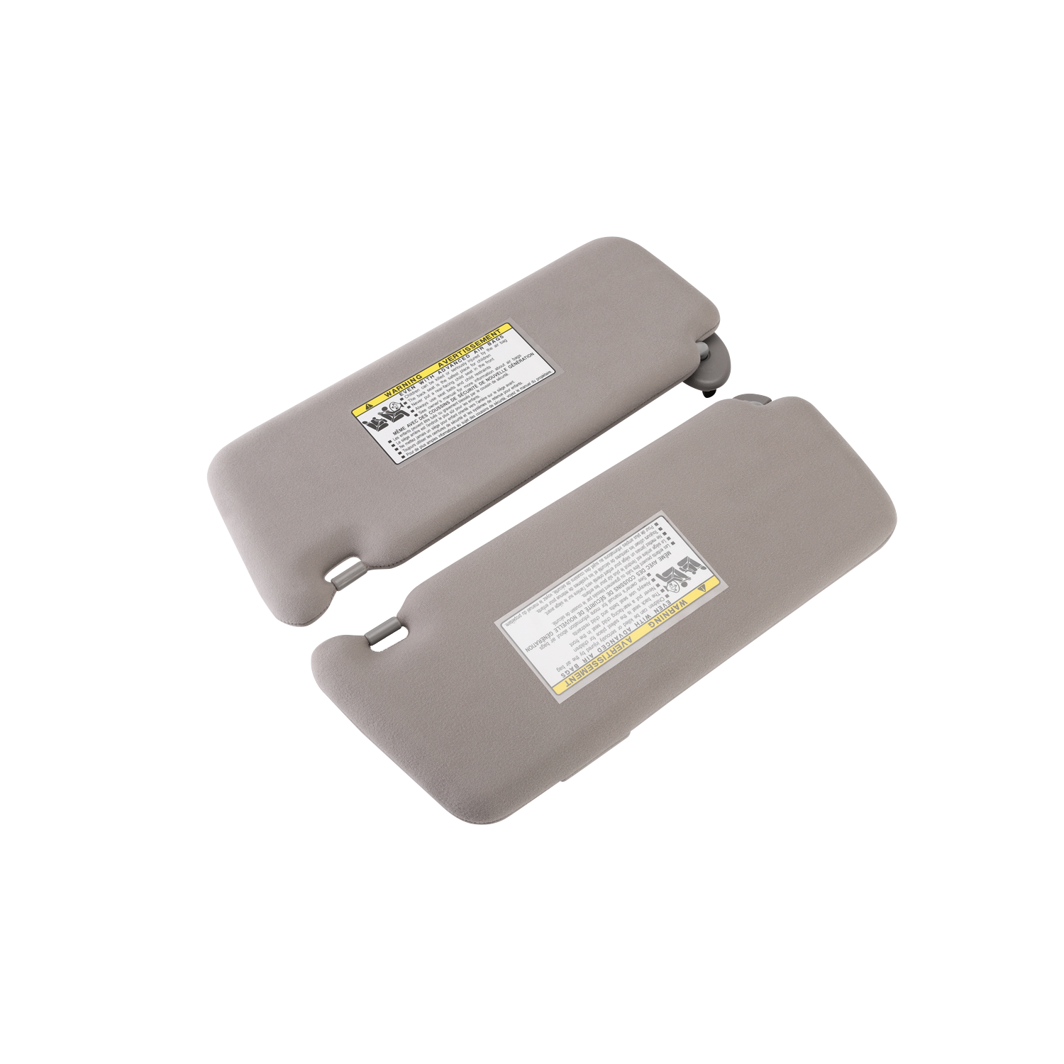 Fit For 0711 Toyota Camry Gray Car Sun Visor Left & Right Side W/O