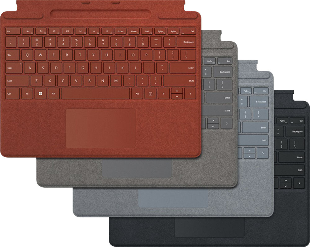Microsoft - Surface Pro Signature Keyboard for Pro X, Pro 8 and Pro 9 - Ice B...