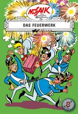 WIPA Mosaik Buch Digedags Erfinder-Serie Band 8 Das Feuerwerk Hefte 82-85 neu