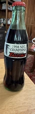8 0z  Coca Cola Coke Bottle - Atlanta Falcons 1998 NFC Champions  UNOPENED