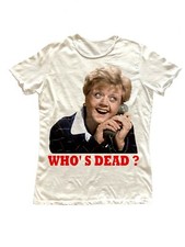 TShirt NUOVA 100% cotone  JESSICA FLETCHER ANGELA  SIGNORA IN GIALLO WHO'S DEAD 