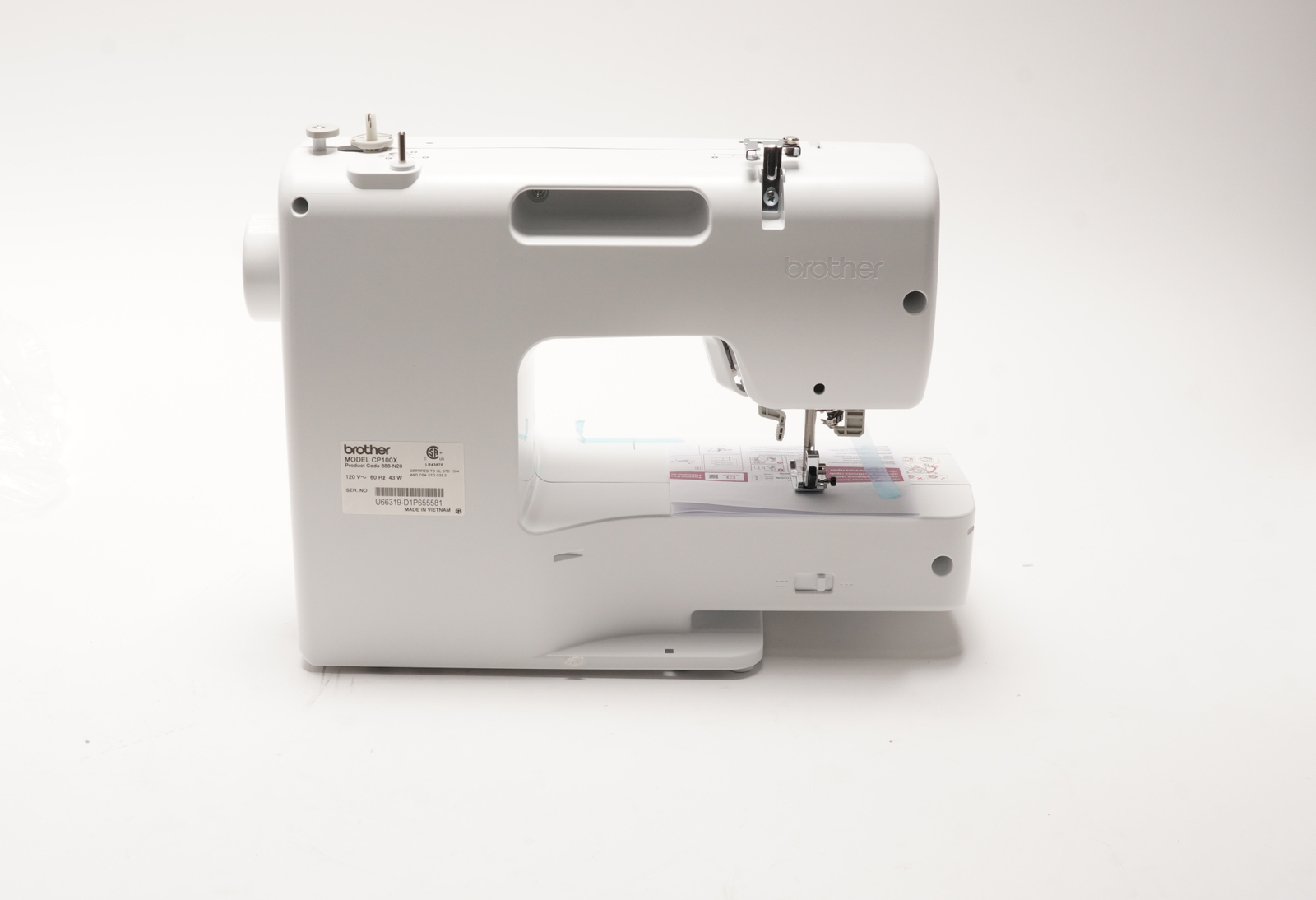 Brother SQ9285 Computerized Sewing and Quilting Machine with Wide Table