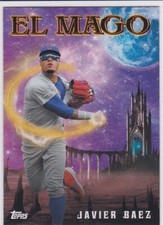 JAVIER BAEZ El Mago Topps Chicago Cubs 2020 NICKNAME POSTER Topps Baseball Card