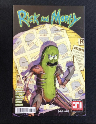 Rick and Morty #37 Variant X-Men #141 Cover Swipe Pickle Rick