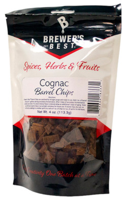 Brewer's Best Cognac Barrel Oak Chips - 4 oz bag