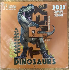 Dinosaurs Natural History Museum 2023 Sq Family Calendar  Sealed
