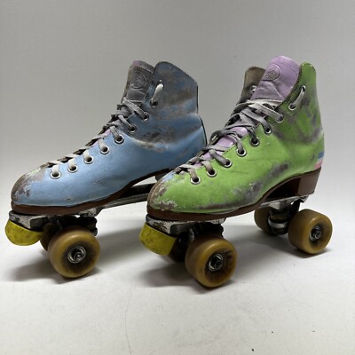 Patins à Roulettes Sure-Grip Super X, Plaques, Taille 5, Roues Metaflex, Argenté