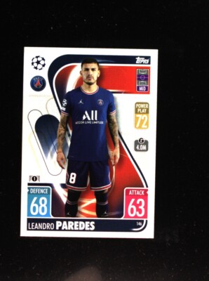 2021-22 Topps Match Attax Champions League Leandro Paredes Paris Saint-G. #146