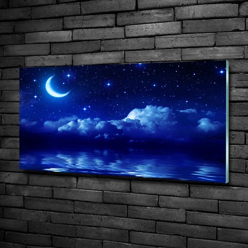 Tulup Tableau Sur Verre Trempé Image 100x50 - Manhattan De Nuit