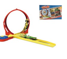 Pista Giocattolo Giro della Morte con 6 Macchinine Pista tipo Hot Wheels Track