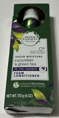 Herbal Essences Shower Foam Conditioner Sheer Moisture CUCUMBER & GREEN TEA New