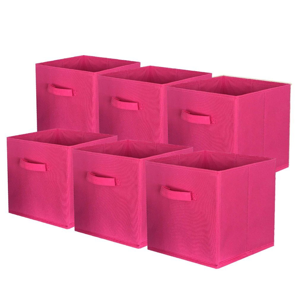 Storage Bins Foldable Fabric Storage Cubes And Cloth Storage Organizer Drawer Fo-image