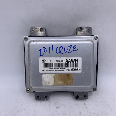 2011 Chevrolet Cruze Engine Control Module Unit Ecm 12641558