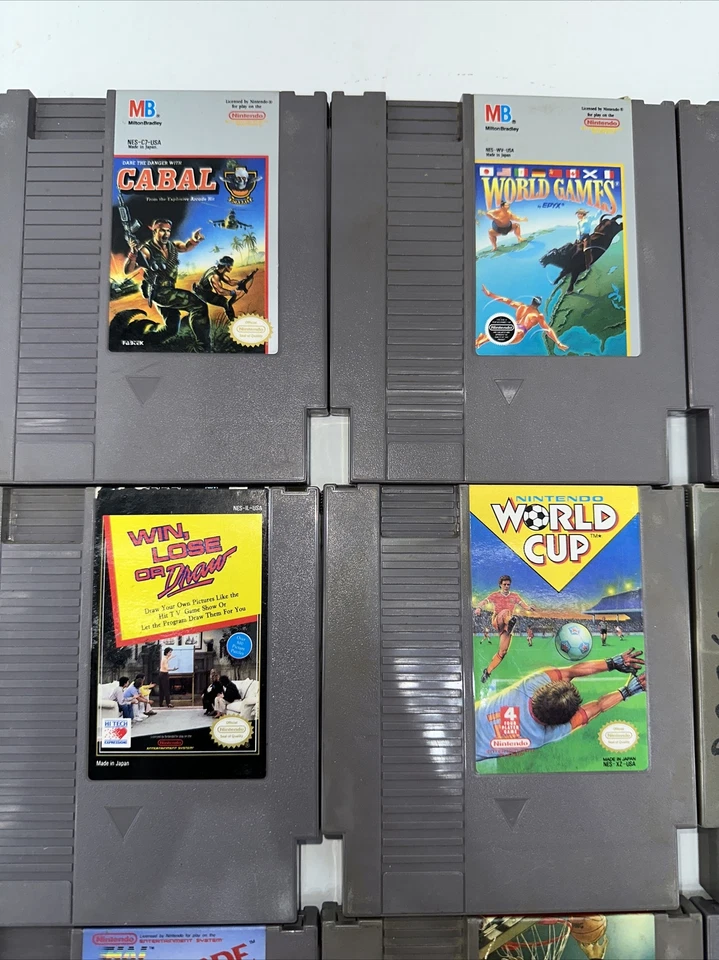 批量 Nes 11 游戏 Millipede Athena 世界运动会 胜输 抽奖 Bayou Billy More — 第 2/4 张图片