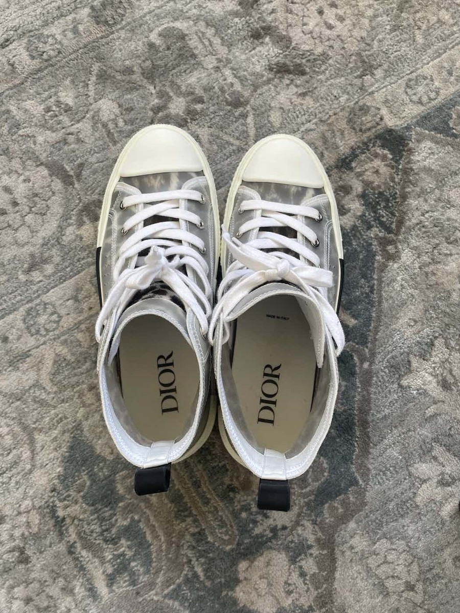 DIOR Snow Leopard High top Shoes WITH BOX Size US 8/EU 40 | eBay