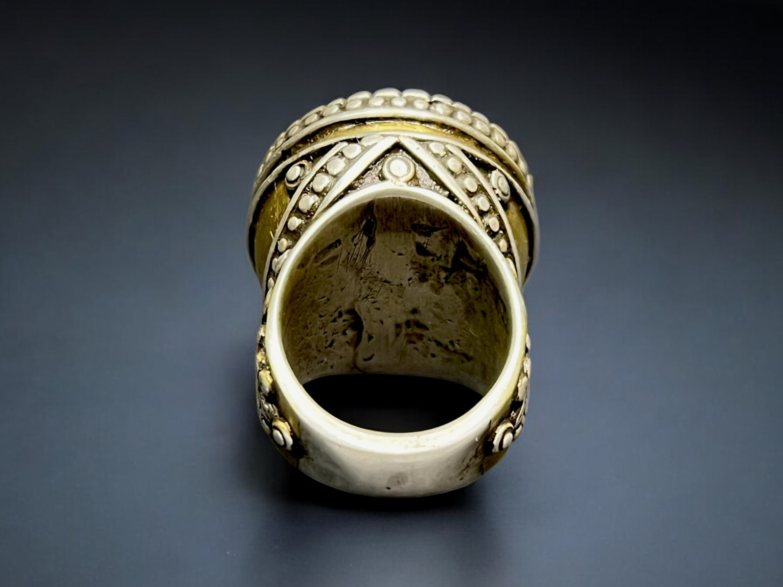 Orient Turkmen solid silver carnelian signet ring… - image 11