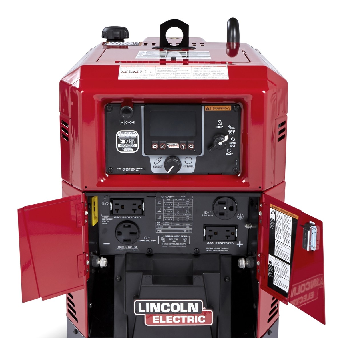 Lincoln Ranger 260MPX Engine Welder Generator K3458-1 Free Cover