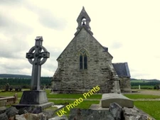 Photo 6x4 High cross, Baronscourt Parish Church Bellway Looking south-eas c2015