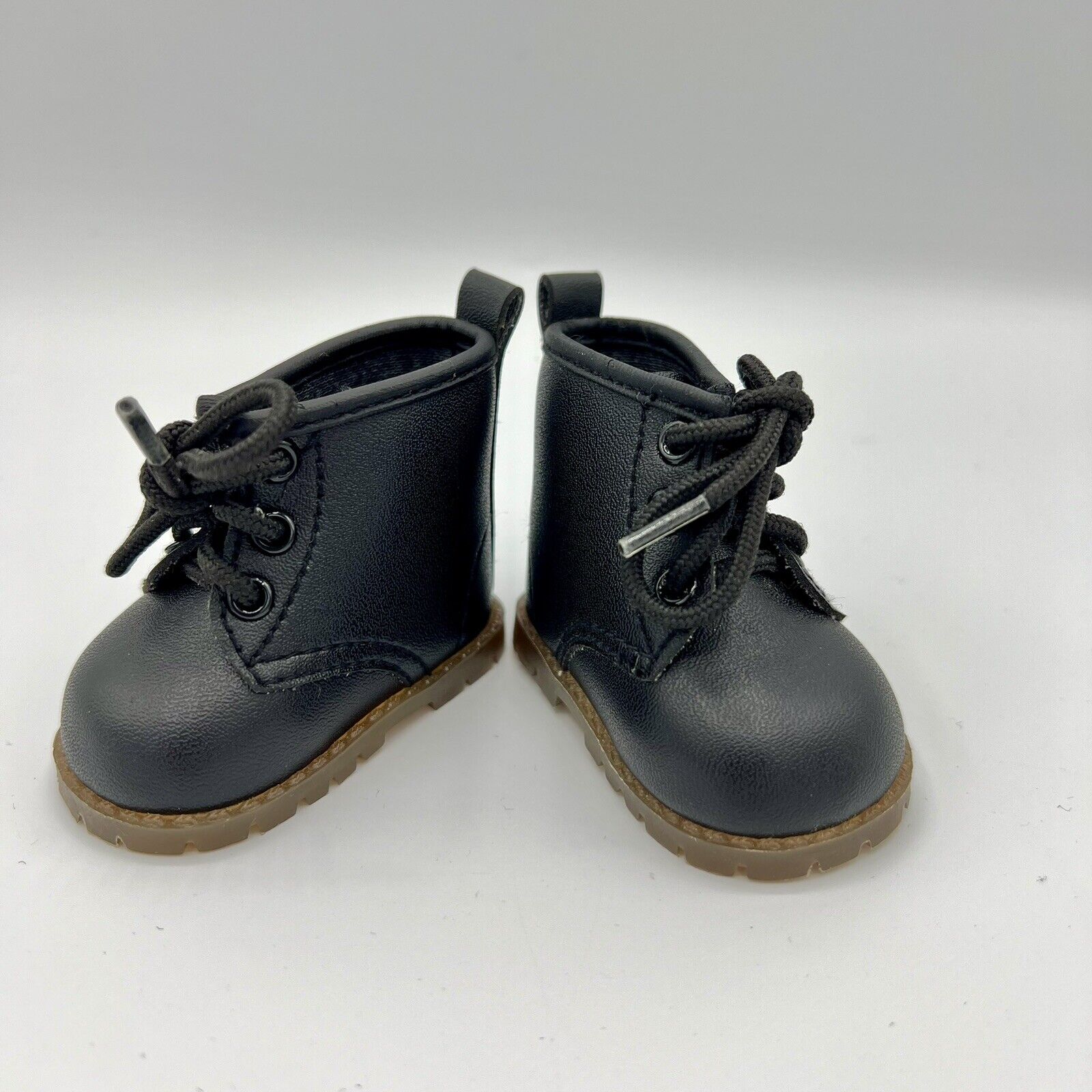 American Girl of Today Doll Boots 1996  Pleasant Company Black Doc Marten Type