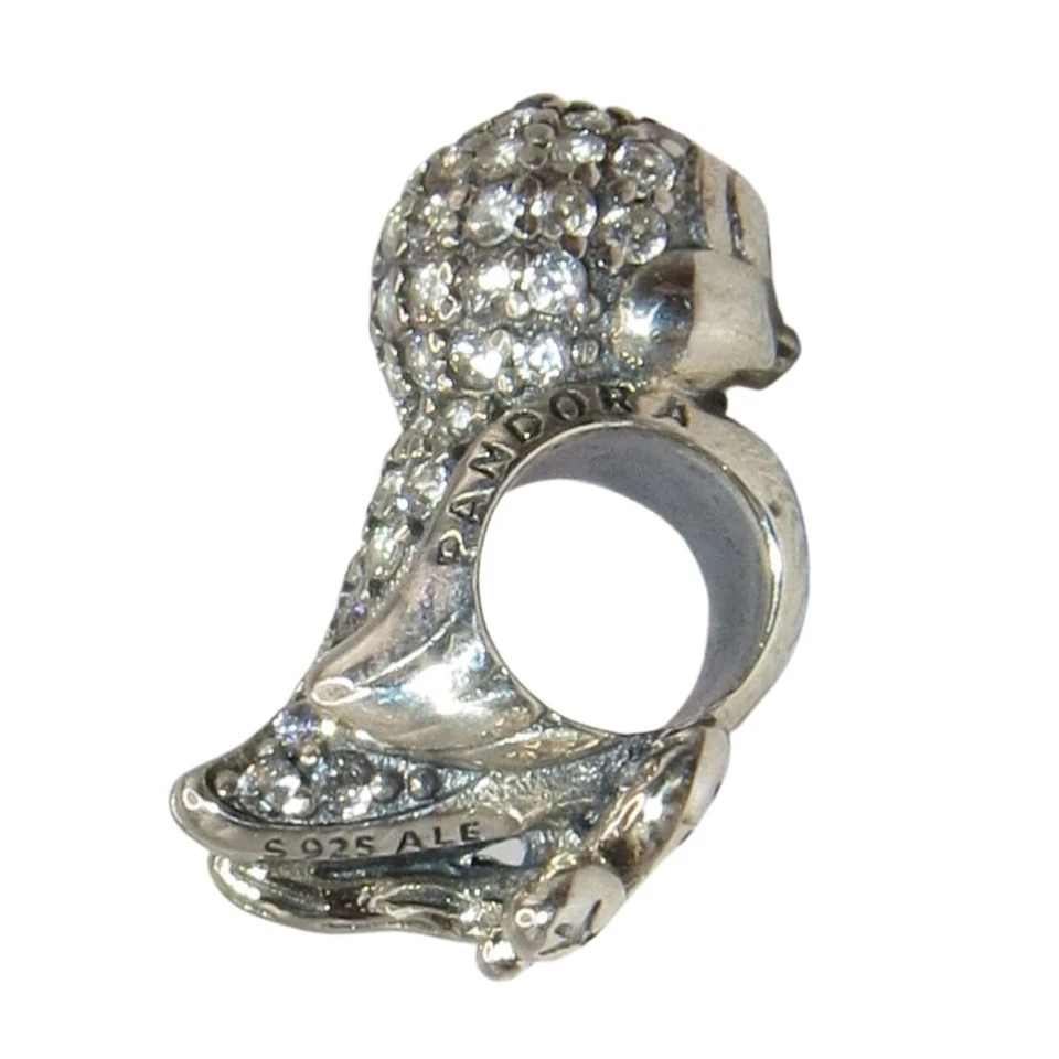 Pandora Disney Blancanieves Pájaro Ruiseñor Circonita cúbica y SS .925 Dije 797166CZ Foto 4 de 4