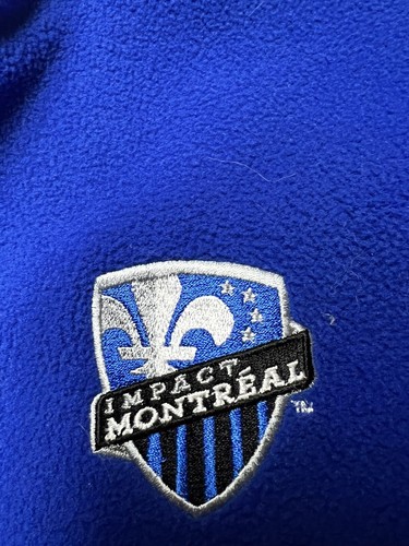 Antigua MLS Montreal Impact Revolve Fleece Jacket Women’s Large NEW - Picture 5 of 13