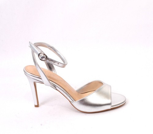 PHIL GATIÈR by REPO 45444a Siver Leather Heels Sandals 36 / US 6 - Picture 3 of 8