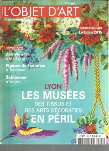 L'OBJET D'ART N°520 ZAO WOU-KI / FIGURES DE FANTAISIE / SHIAVONE / MUSEES TISSUS