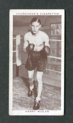 churchman boxing personalities cigarette cards Harry Mizler #30 1938 Churchman's Boxing Personalities Tobacco Cigarette  Card