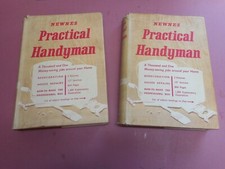  PRACTICAL HANDYMAN BY NEWNES 1956 BOOKS/DJKTS  X2 VOLUME SET  VGC LOW POST  