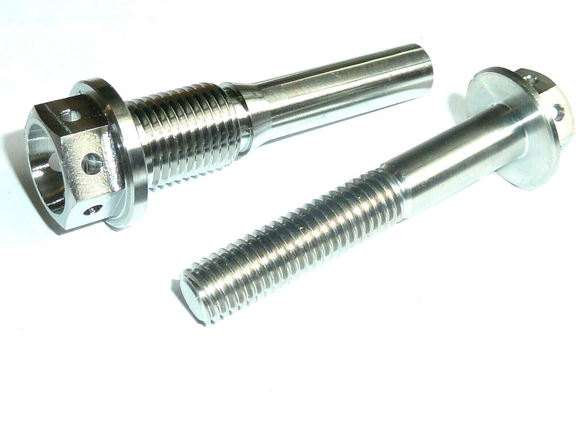 KAWASAKI ZX4R 2024-2025 Titanium Rear Brake Caliper Mount Bolts