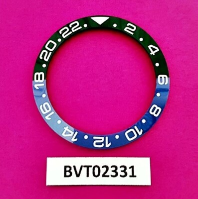 SEIKO BATMAN GMT CERAMIC BEZEL SLANT INSERT 7S26 0030