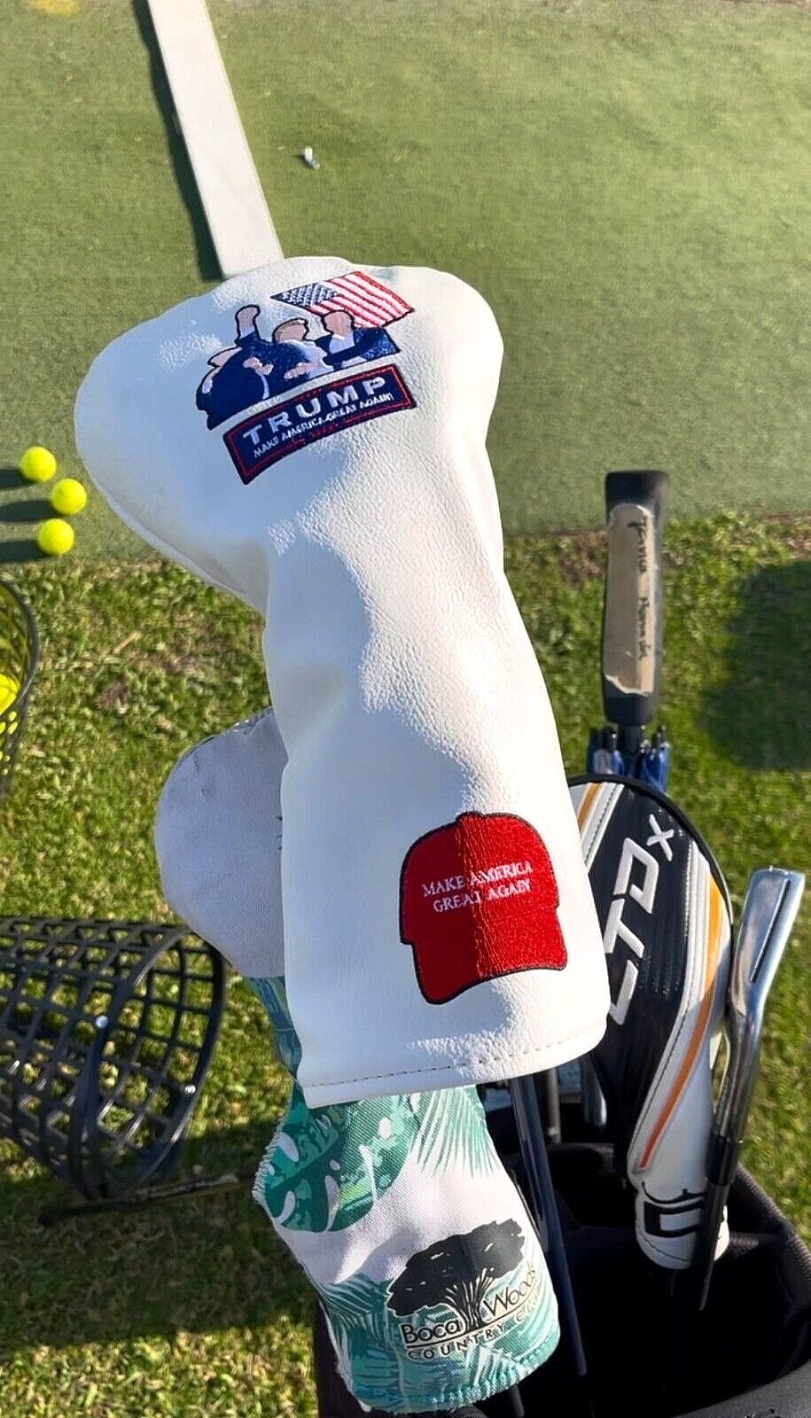 Head Cover Donald Trump Make America Great Again Driver Embr