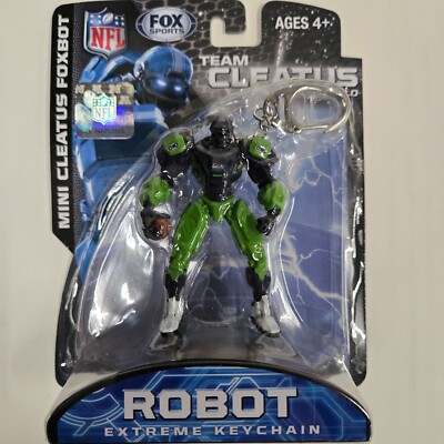 NFL FOX Sports Robot Cleatus Action Figure Key Chain NIB | eBay