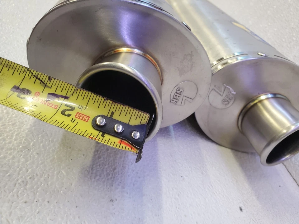 99-07 Suzuki Hayabusa Leo Vince sistemas de exaustão SBK RARO 3 parafusos flange de montagem - Imagem 3 de 4