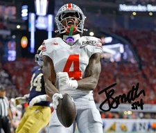 Jeremiah smith touchdown signed 8x10 11x14 18x24  Photo Reprint auto poster