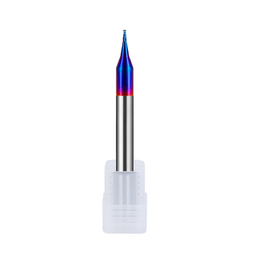 0.2mm-0.9mm micro end mill 2 flute Solid Carbide Flat Milling Cutter Nano Coated - Afbeelding 16 van 18