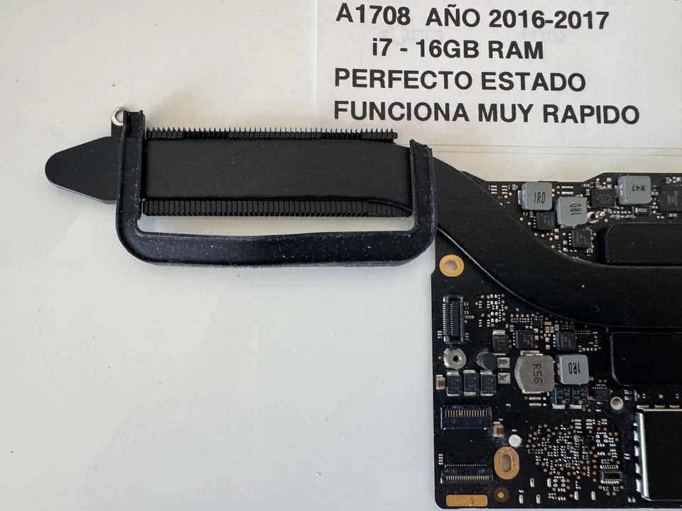 ORIGINAL APPLE PLACA BASE LOGICA MACBOOK PRO13 RETINA A1708 I7 16GB RAM PERFECT - Immagine 4 di 4