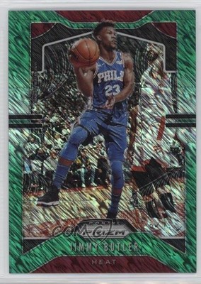 2019-20 Panini Prizm FOTL FOTL Green Shimmer Prizm 17/25 Jimmy Butler #246 hs9