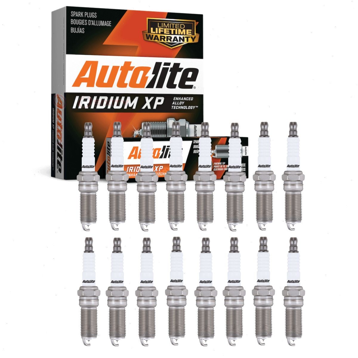 16 pc Autolite Iridium XP Spark Plugs for 2011-2019 Ford F-250 Super Duty pf