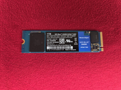 Western Digital 1TB Blue SN550 3D NAND NVMe SSD..