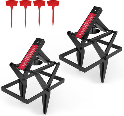 Mole Traps, Black Galvanized Steel Scissor Trap, Reusable Gopher Traps, Mole Kil