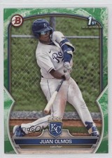2023 Bowman Prospects Green Pattern 99/99 Juan Olmos #BP-136 0l6m