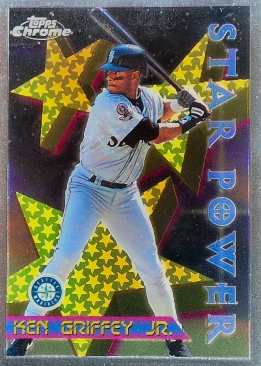 1996 Topps Chrome - Star Power Ken Griffey Jr #90