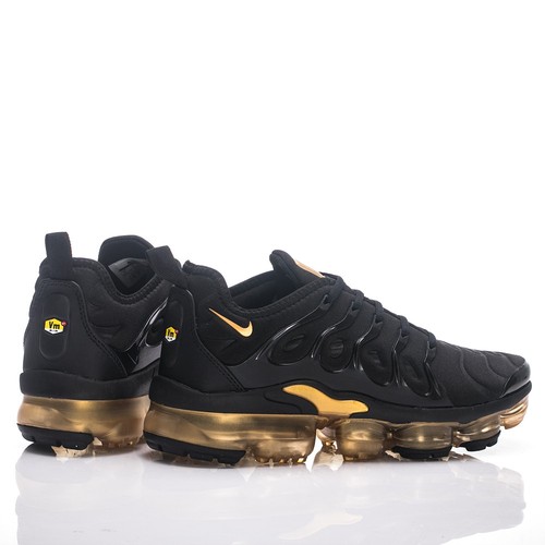 Nike Air VaporMax TN Plus Negro Dorado Hombre’s Talla Tenis Zapatos para Correr - Imagen 2 de 17