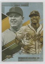 2019 Fire Lasting Legacies Gold Minted Ronald Acuna Jr Acuña Mike Trout 2t9
