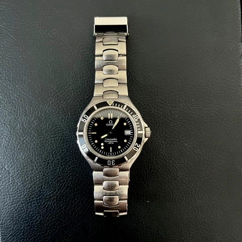 Pre Owned Omega Seamaster Pre Bond 200mtrs Black Face Good Condition See Photos.