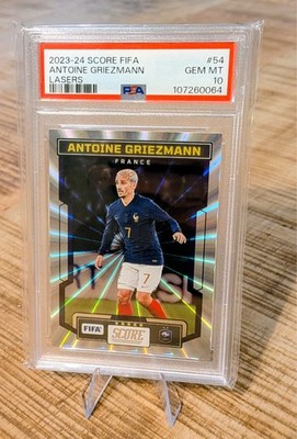 2023 Panini Score Antoine Griezmann #54 Lasers PSA 10 France POP 1