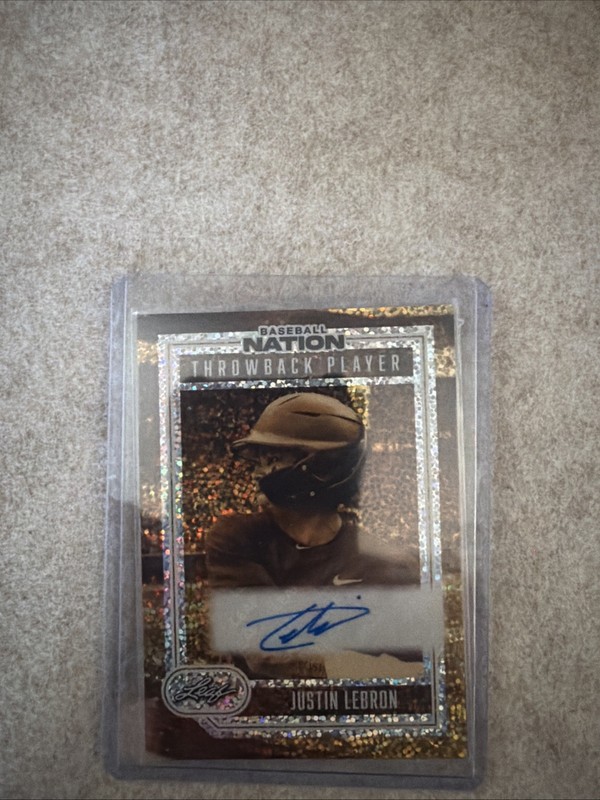 2026 Justin LeBron Auto /25