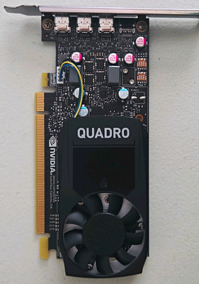 NVIDIA Quadro P400 Low Profile PCIe x16 SFF GPU, Mini DisplayPort, Fan